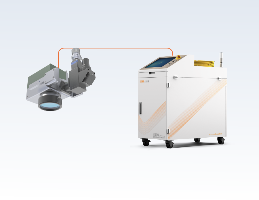 环形光斑激光洗濯子系统